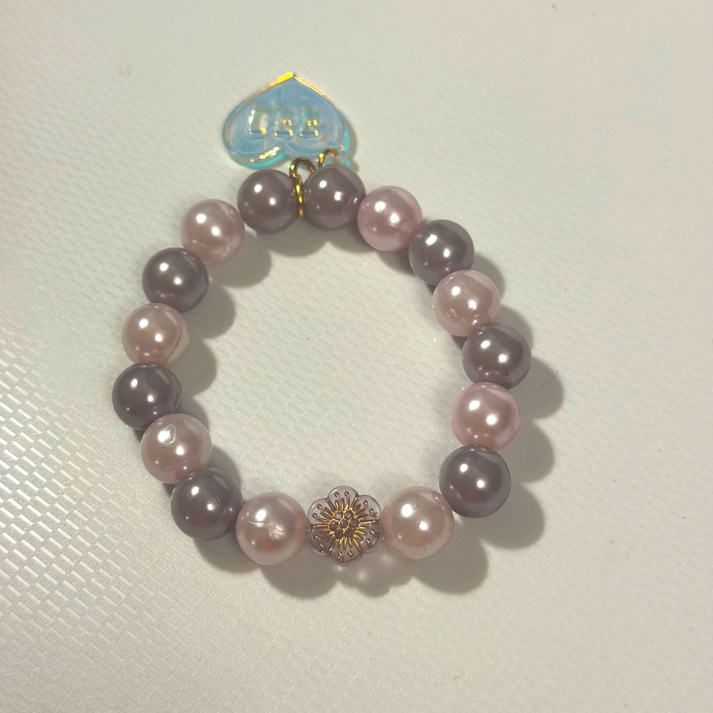 BFF heart charm bracelets bundle 2